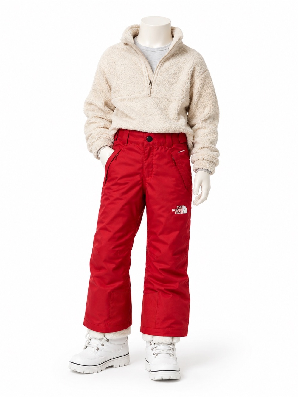 The North Face Girls pink HyVent Ski Snow Pants Size 7/8 S Winter Snowboard